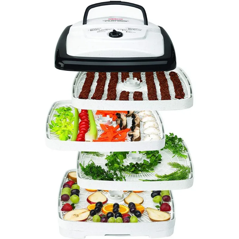 Nesco Desidratador de Alimentos 4 Bandejas, 700W/110v, Branco.