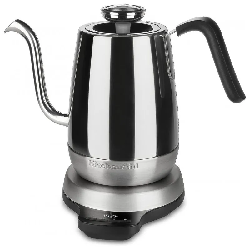 Chaleira Elétrica Kitchenaid Kek1032ss Gooseneck, 1 Litro, Aço Inoxidável, Prata 110v