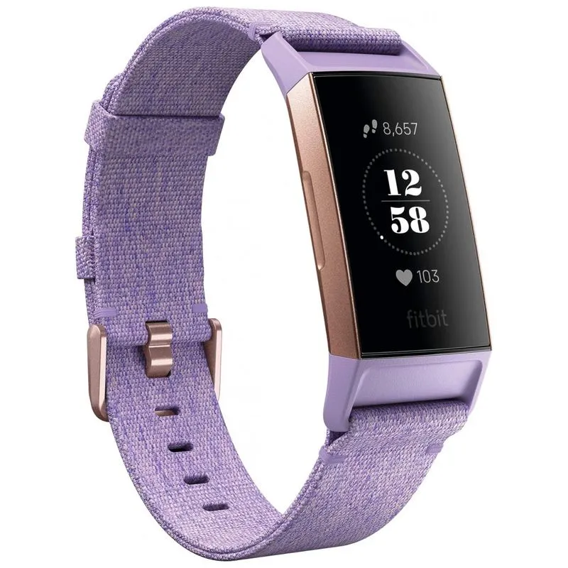 Relogio Fitbit Charge 3 Fitness Activity Tracker Original Estados Unidos - Fb410rglv