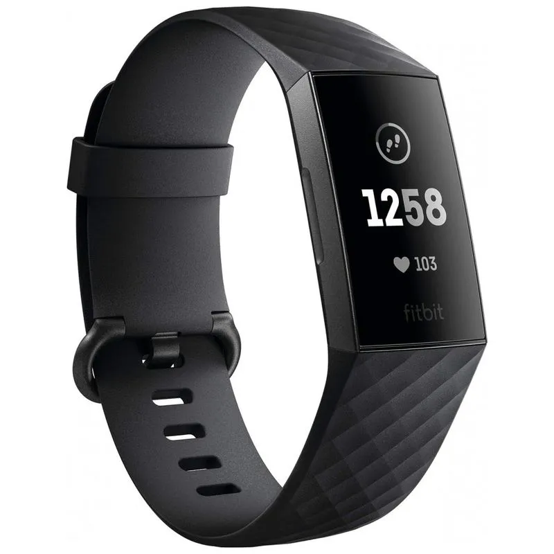 Relogio Fitbit Charge 3 Fitness Activity Tracker Original Estados Unidos - Fb409gmbk