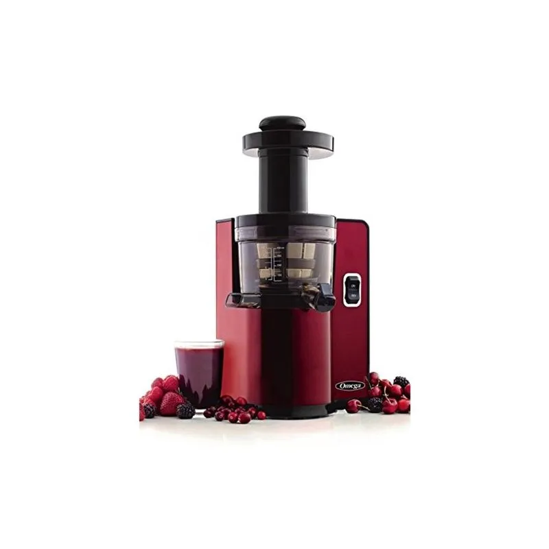 Espremedor de Sucos Omega VSJ843QR, Bordô 110V