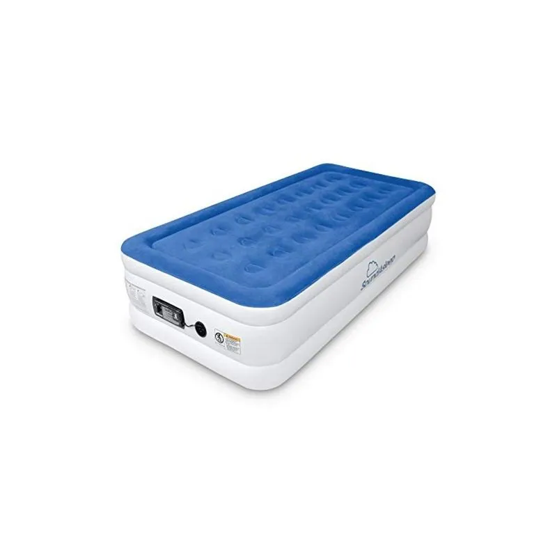 Colchão Inflável SoundAsleep Dream, Branco e Azul