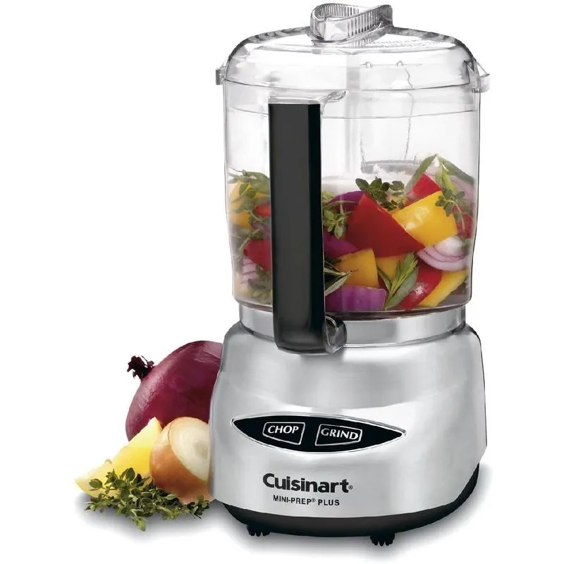 Processador de Alimentos Cuisinart DLC-4CHB Mini, Prata 110V