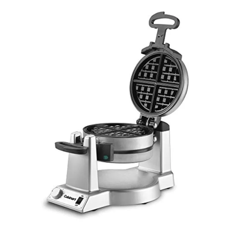Cuisinart WAF-F20 Máquina de Waffle Dupla, 8 Fatias, 1400W/110V, Prata.