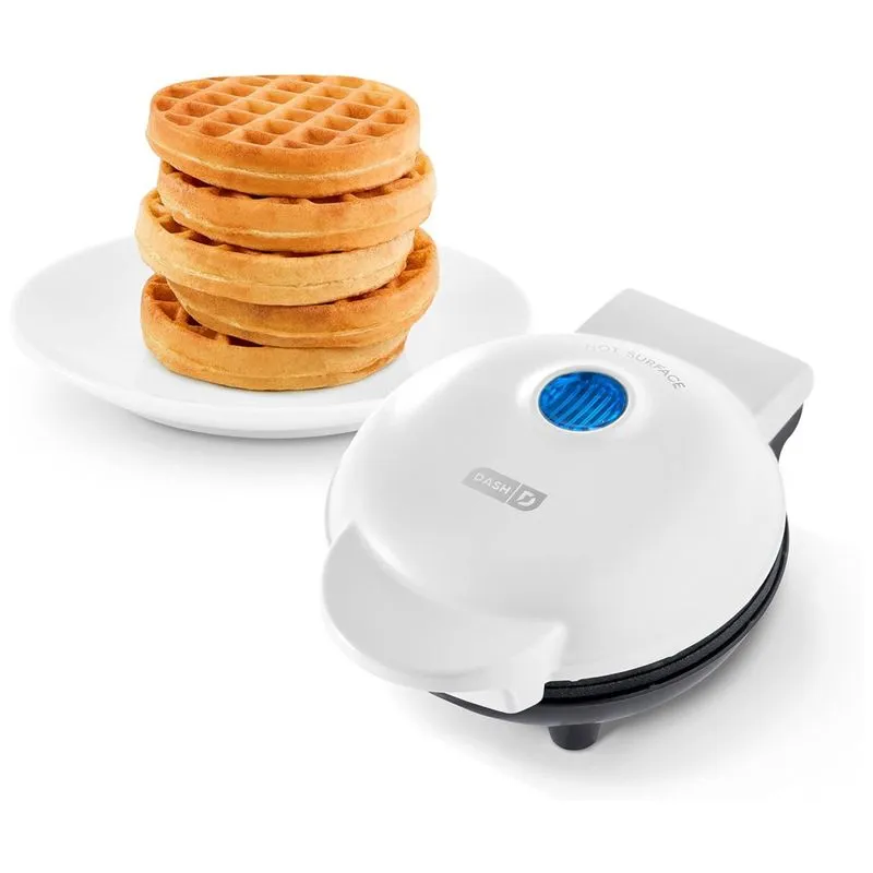 Máquina De Waffle Dash Mini Maker, 1 Fatia, Branca 110v