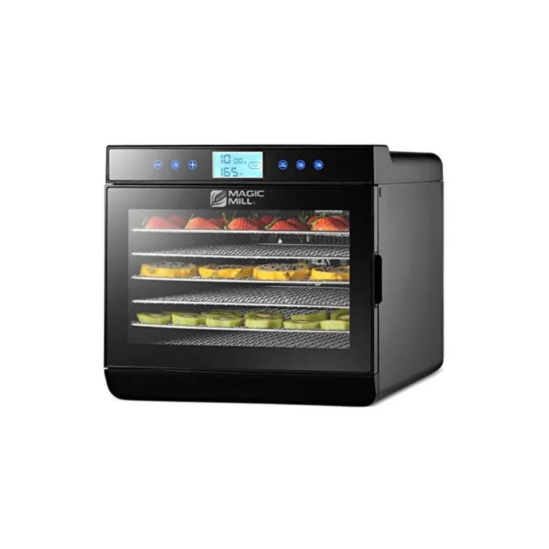 Desidratador de Alimentos Magic Mill, Digital, 7 Bandejas, Preto 110V