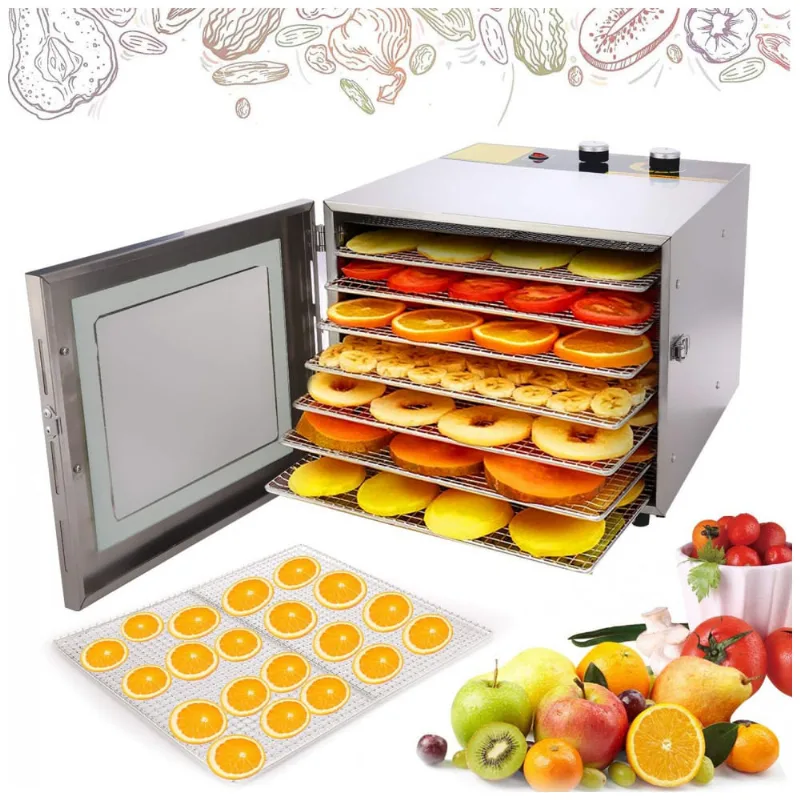 Desidratador De Alimentos Hauture, 6 Bandejas,cinza 110v