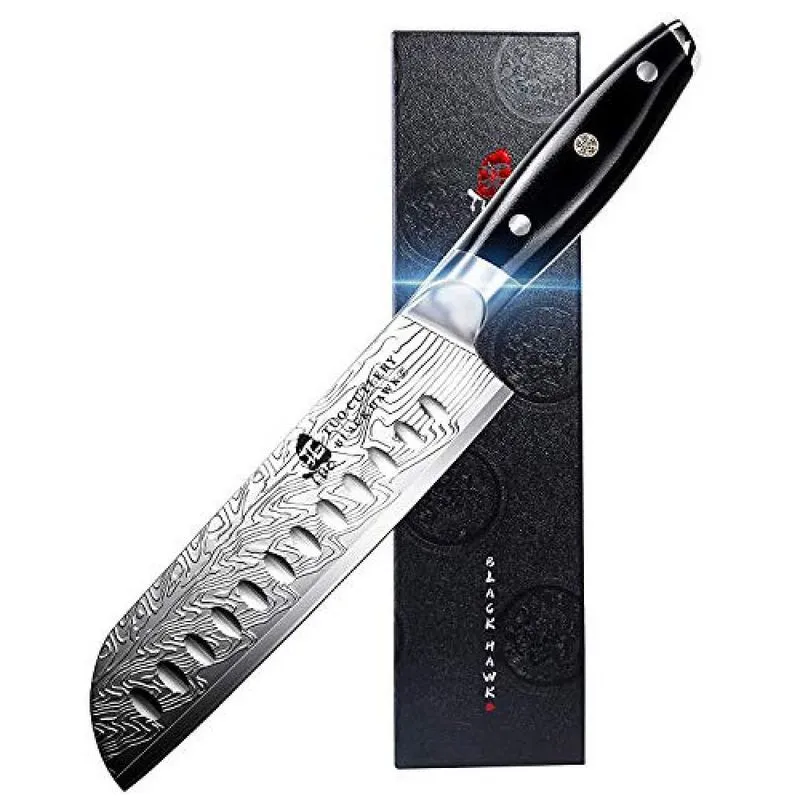 Faca Chef TUO Black HawkS Jestik Aço Inoxidável Preto