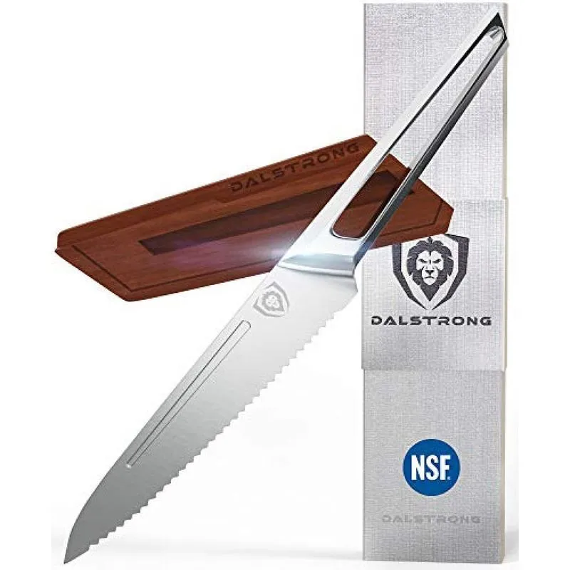 Faca DALSTRONG Série Crusader Serrilhada