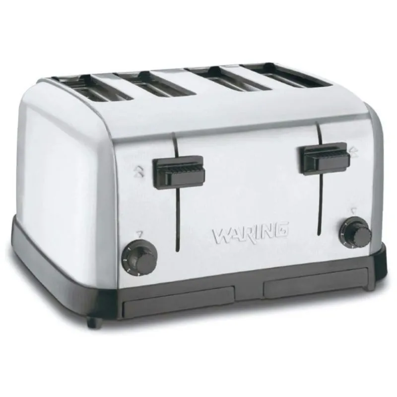 Torradeira Elétrica Comercial, 4 Fatias, Warct Wct708, Prata 110v