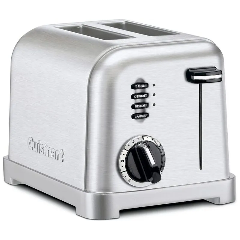 Torradeira Cuisinart Cpt-160, Com 2 Fatias, Aço Inoxidável, Prateado 110v