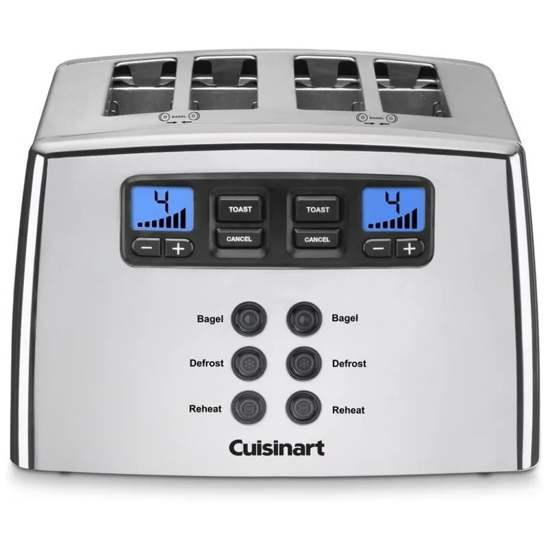 Torradeira Elétrica Cuisinart Cpt-440ch, 4 Fatias, Prateado 110v