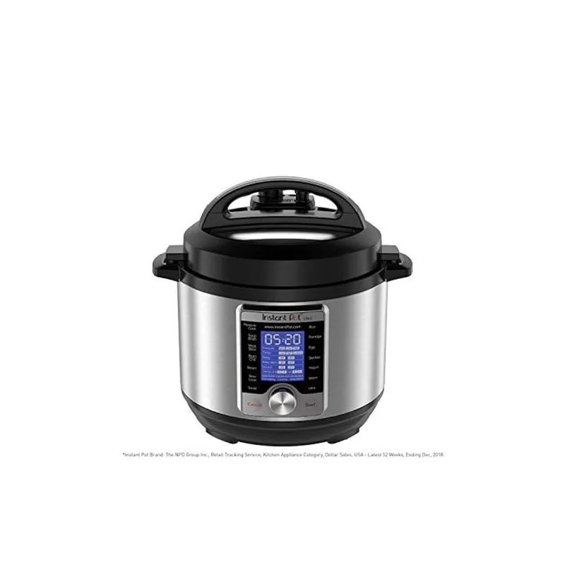 Panela de Pressão Elétrica Instant Pot Mini,10 em 1, Preto Com Prata 110V