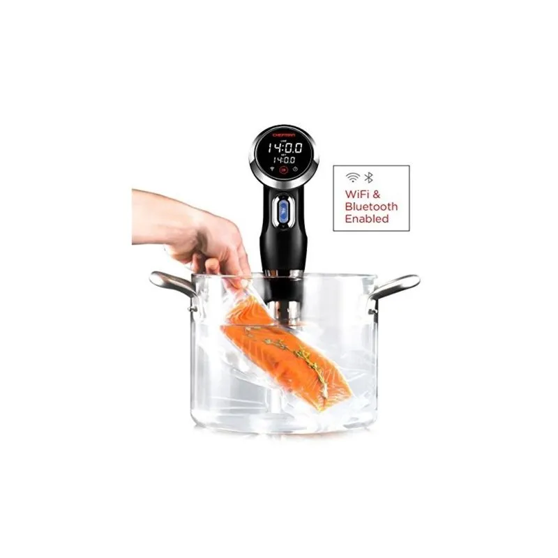 Termocirculador Sous Vide Chefman Wi-Fi Bluetooth Inclui App 1100 Watts 110V