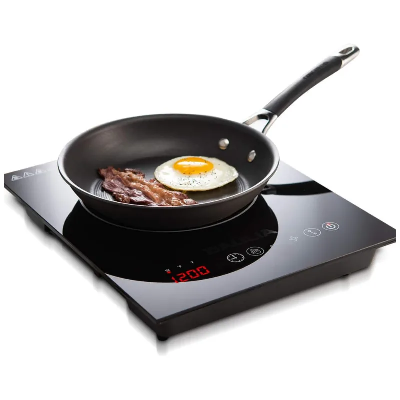 Cooktop Fogao Eletrico Inducao 1800 Watts Temporizador De 4 Horas, Baulia Sb816, Preto