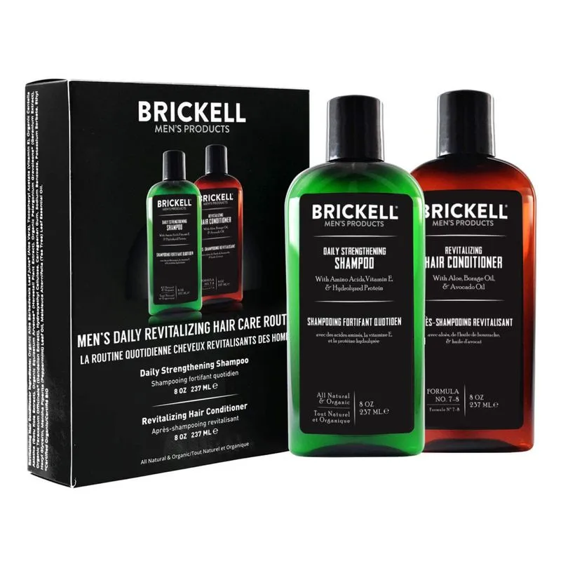 Shampoo E Condicionador Para Homens Revitaliza Força E Volume Orgânico 237ml