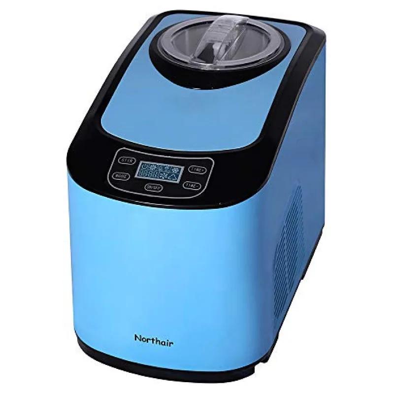 Sorveteira Northair Totalmente Automática Aço Inoxidável 13 Litros e Livro de Receitas
