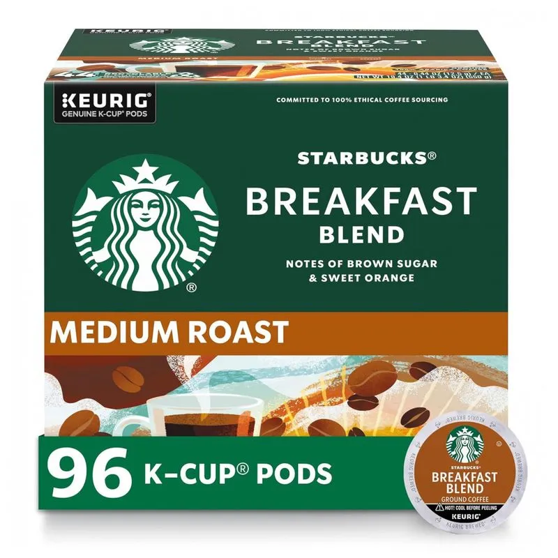 Keuring Kcup Starbucks Breakfast Blend Torramédia (96u)1u=2espresso