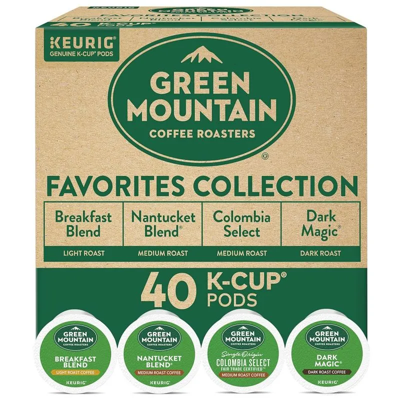 Keurig Kcup Green Mountain Café Variados (40u)1u=2espresso