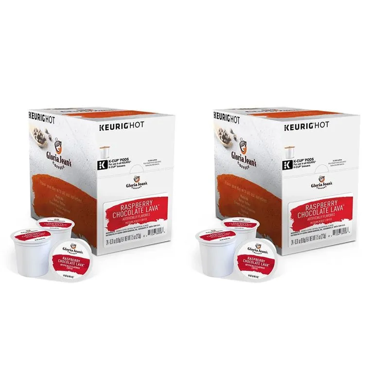 Cápsulas KCup Gloria Jeans Café Framboesa com Chocolate Lava Keurig KCup 48