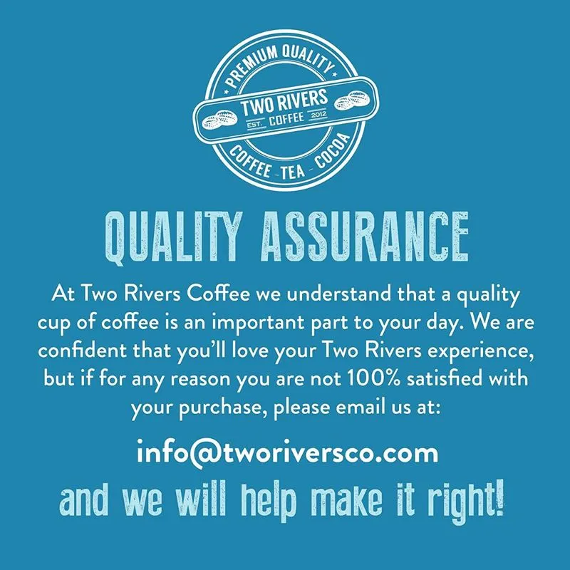 Cápsulas de Café torra forte e escuro 40u TWO RIVERS COFFEE