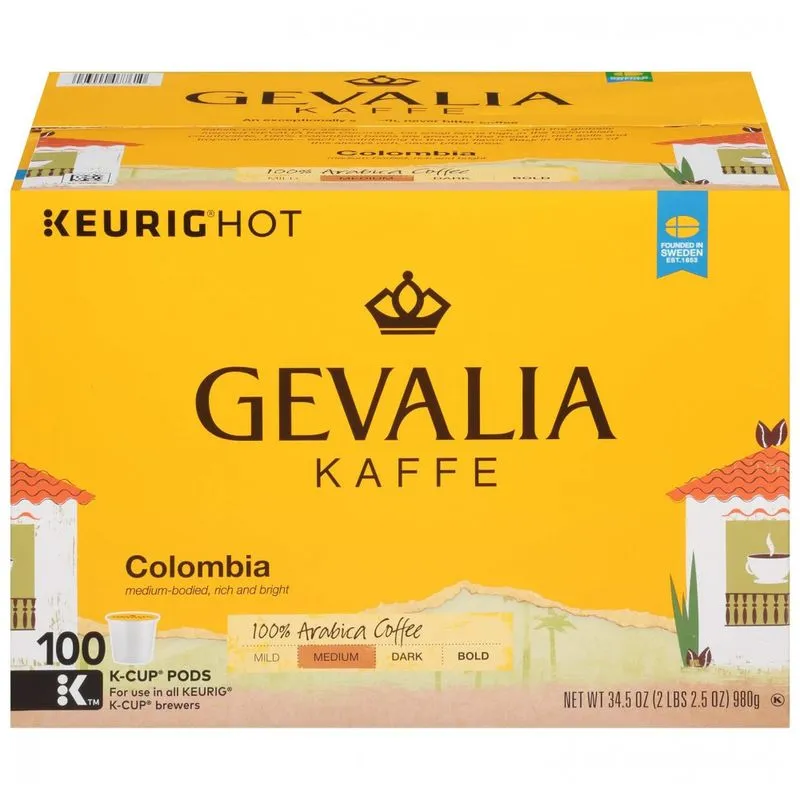 Keuring Kcup Cafécolômbiano Médiatorra -kosher- Gevalia (100u)1u=2expressos