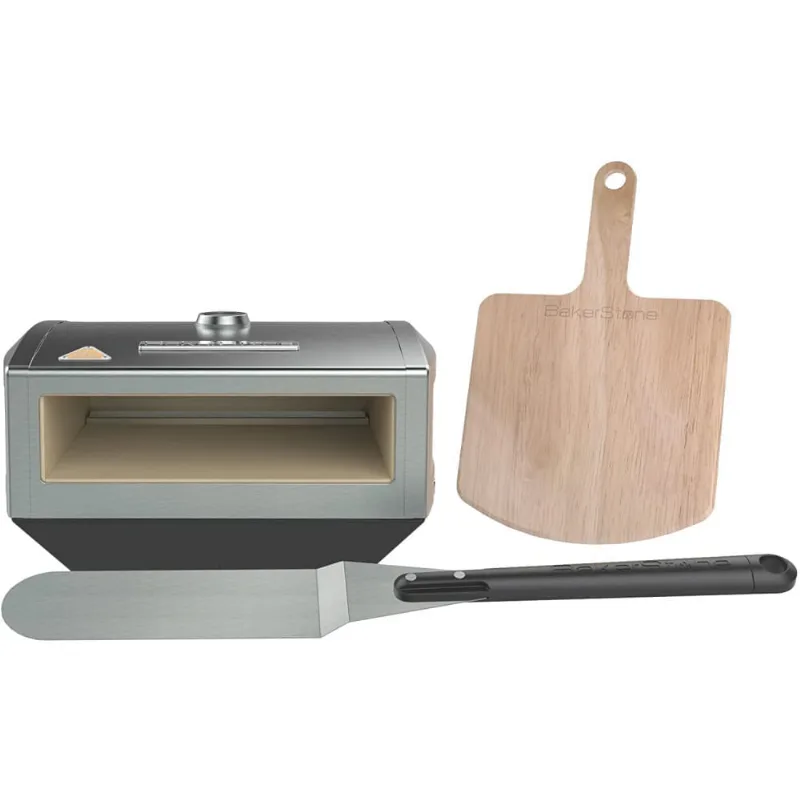 BakerStone Pizza Box fogão a gás com forno superior aço inoxidável