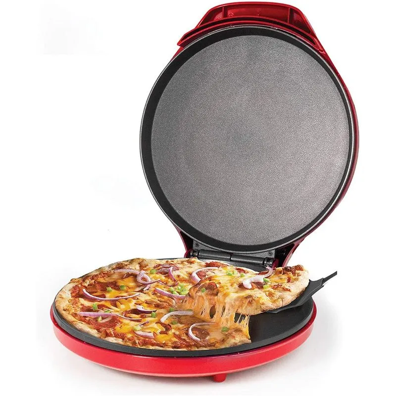 Betty Crocker Pizza Maker com temperatura variável vermelho