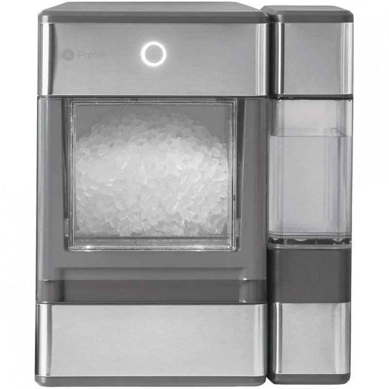 Máquina de Gelo GE Profile Portátil Aço Inox Produz 11kgDia Cinza 110V