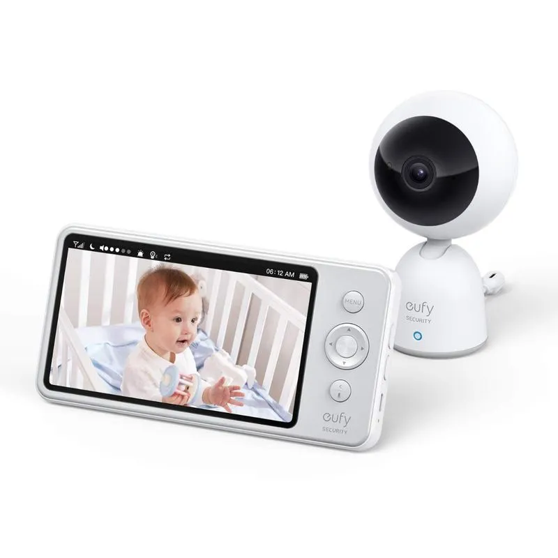 eufy Babá Eletrônica Câmera 720p Visão Noturna 2 Vias de Áudio 92 m2Alcance