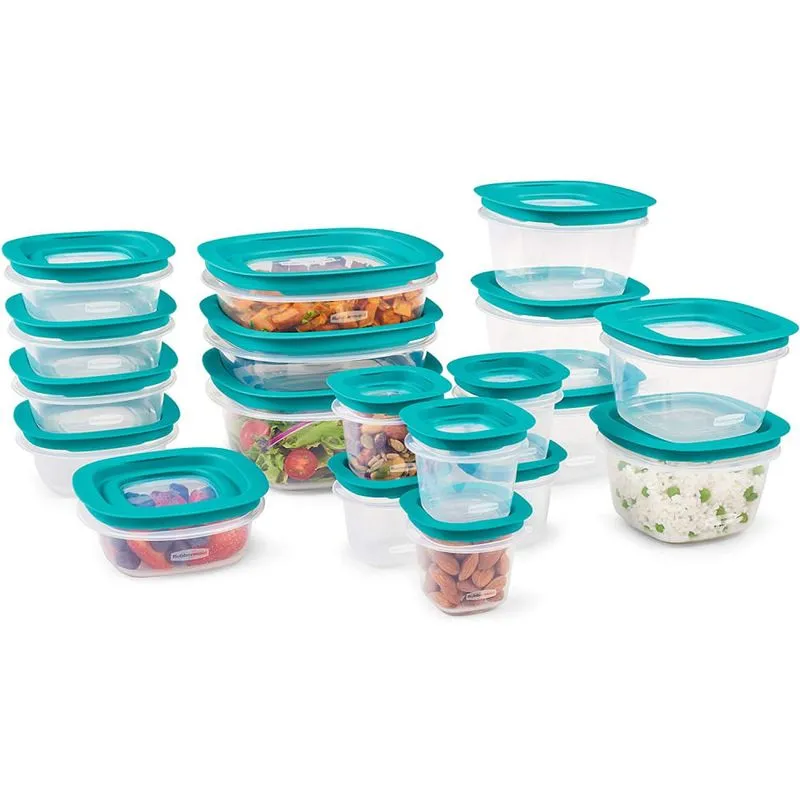 Rubbermaid Conjunto de Potes Herméticos p Alimentos 19 Unidades azul