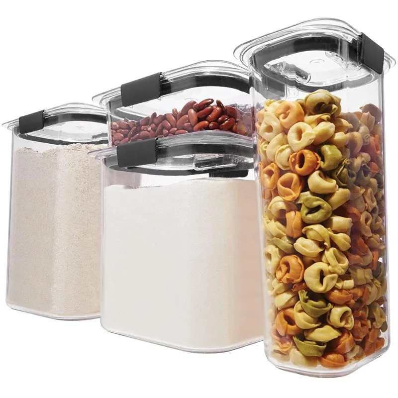 Rubbermaid Potes p Organização de Alimentos 4 Unidades