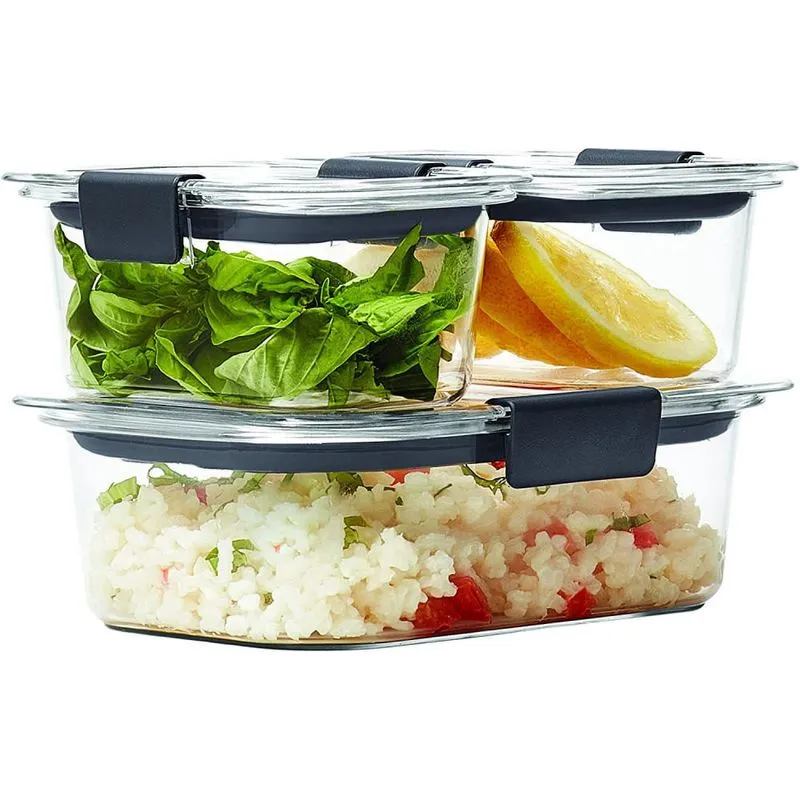 Rubbermaid Potes Herméticos pAlimentos Retangular 300800 mL 3 Unidades