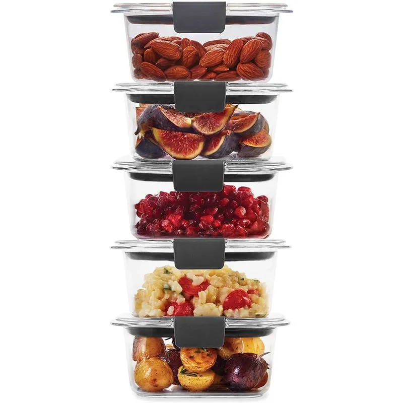 Rubbermaid Poter Herméticos p Alimentos 300 mL Retangular 5 Unidades