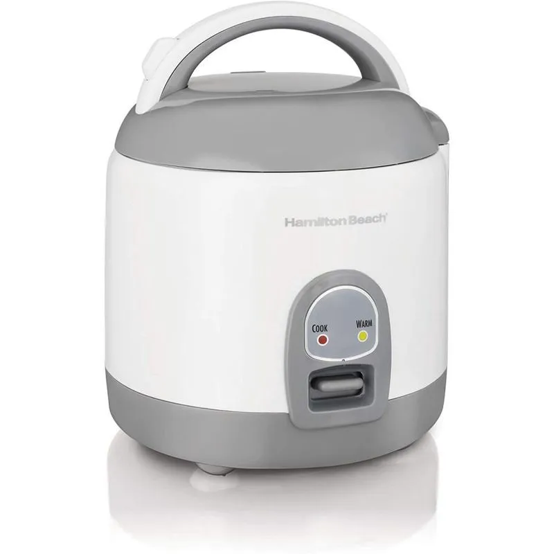 Hamilton Beach Mini Panela de Arroz Elétrica 960 mL c/Cesta de Vapor e Enxágue, 110V.