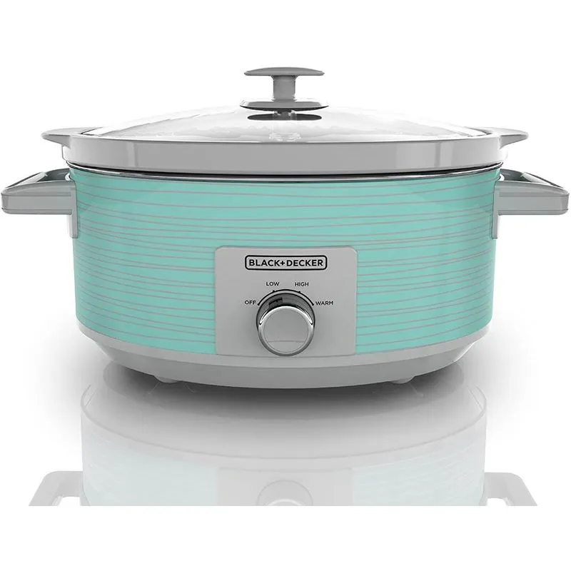 BLACK+DECKER SC2007D Panela Elétrica- 6 L c/ Tampa de Vidro Temperada 320W-110V.