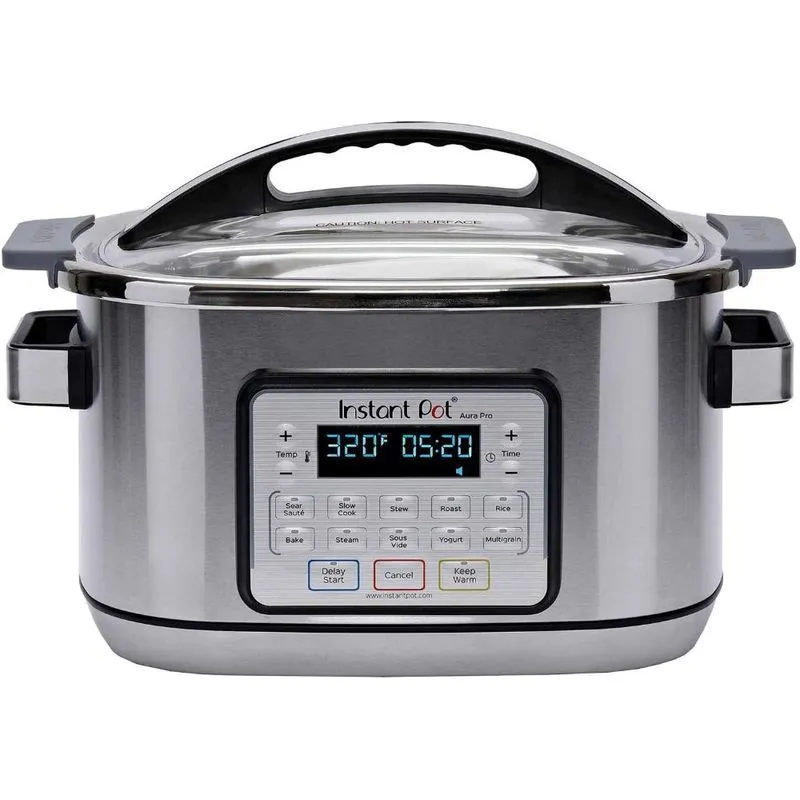 Instant Panela Elétrica Programável Multiuso 8L, 1500W-110V, Prata.