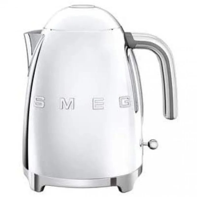 Smeg KLF03SSUS 50's Retro Chaleira Elétrica 1.7L-Logo 3D 1500W-Branco.