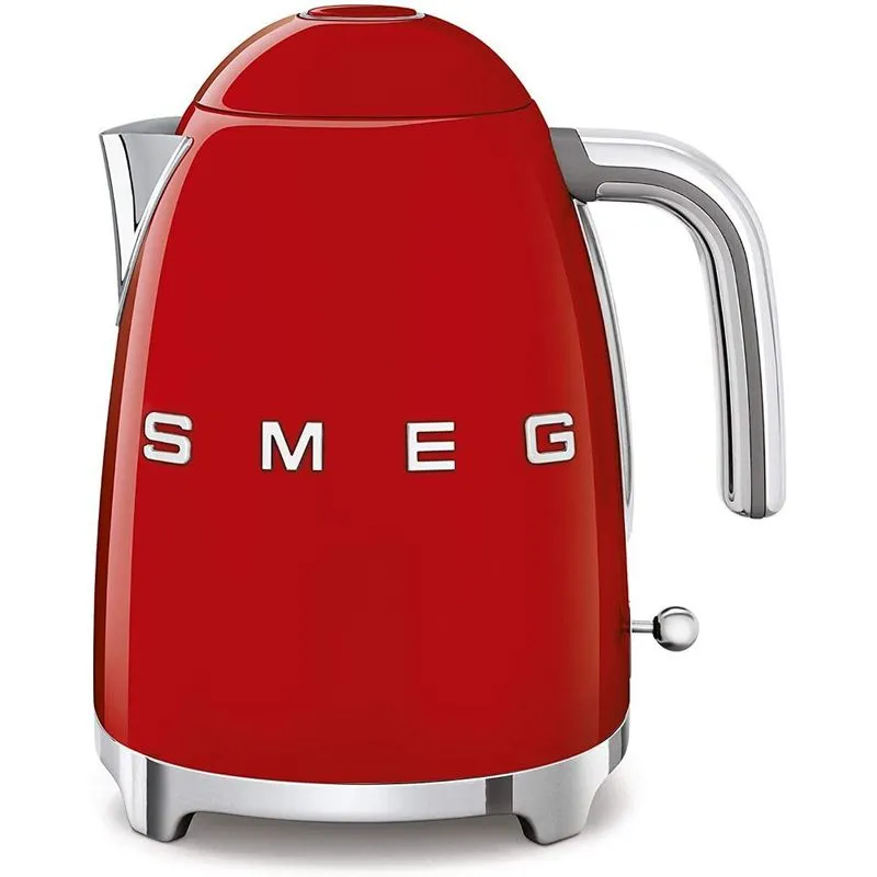 Smeg KLF03RDUS 50's Retro Chaleira Elétrica-Capacidade 1.7L, Vermelho.