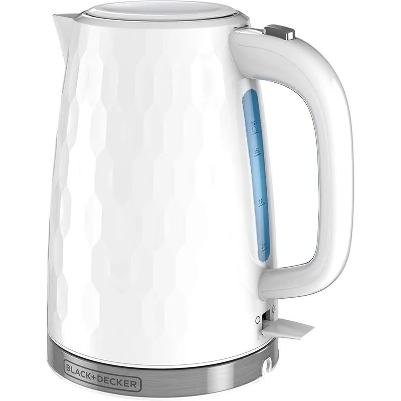 BLACK+DECKER Chaleira Elétrica Capacidade 1L, Sem Fio, 1560W/110V, Branco.