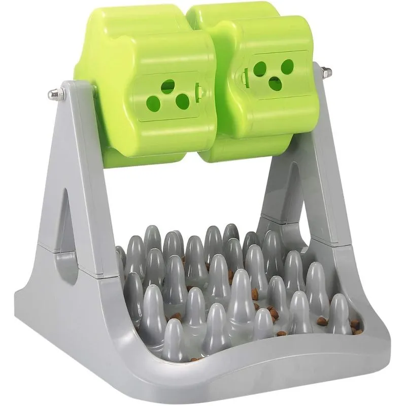 RJSEMIFUN Brinquedo Interativo para Cães e Gatos com Alimentador Lento