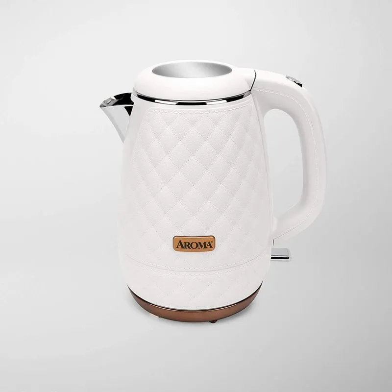 Aroma AWK3000 Chaleira Elétrica Capacidade 12L de Aço Inoxidável Branca