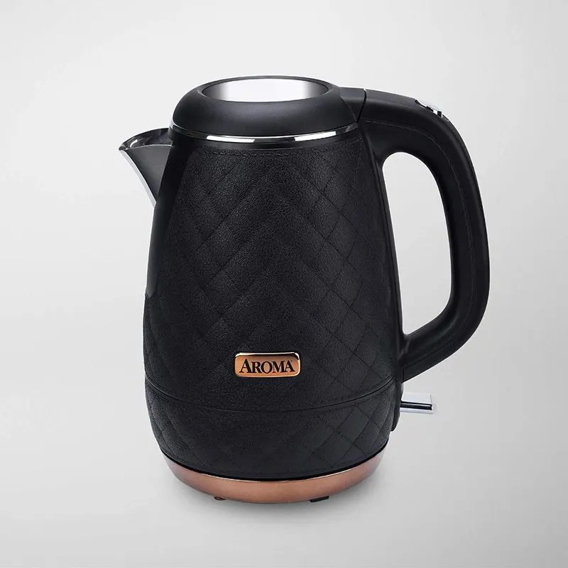 Aroma AWK3000B Chaleira Elétrica de 12L Aço Inoxidável 1500W110V Preta