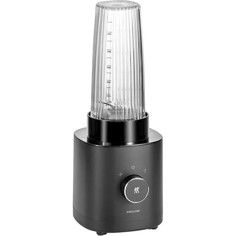 Zwilling Liquidificador Pessoal de 06L com Jarra de Vidro Aço Inoxidável 110V Preto