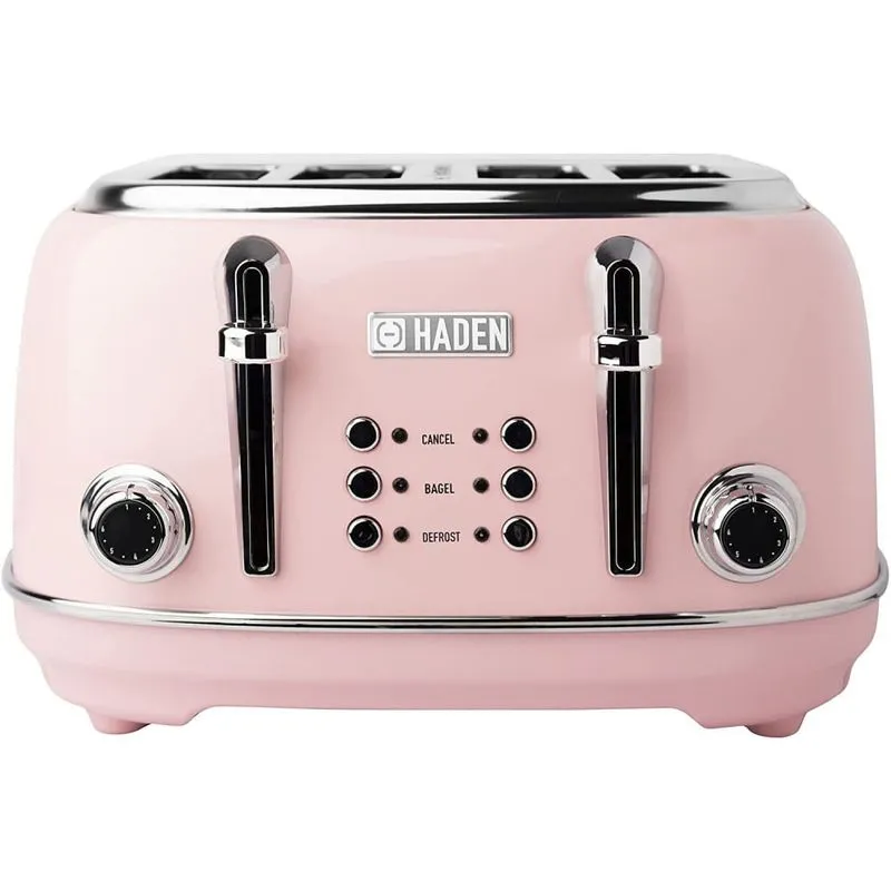Haden 75044 Torradeira de 4 Fatias com 6 Níveis de Tostagem 110V1500W Rosa