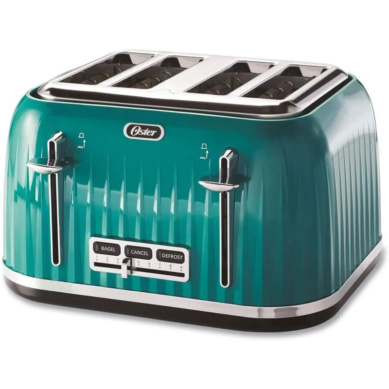 Oster Torradeira de 4 Fatias com 9 Níveis de Tostagem 110V1500W Aço Inoxidável