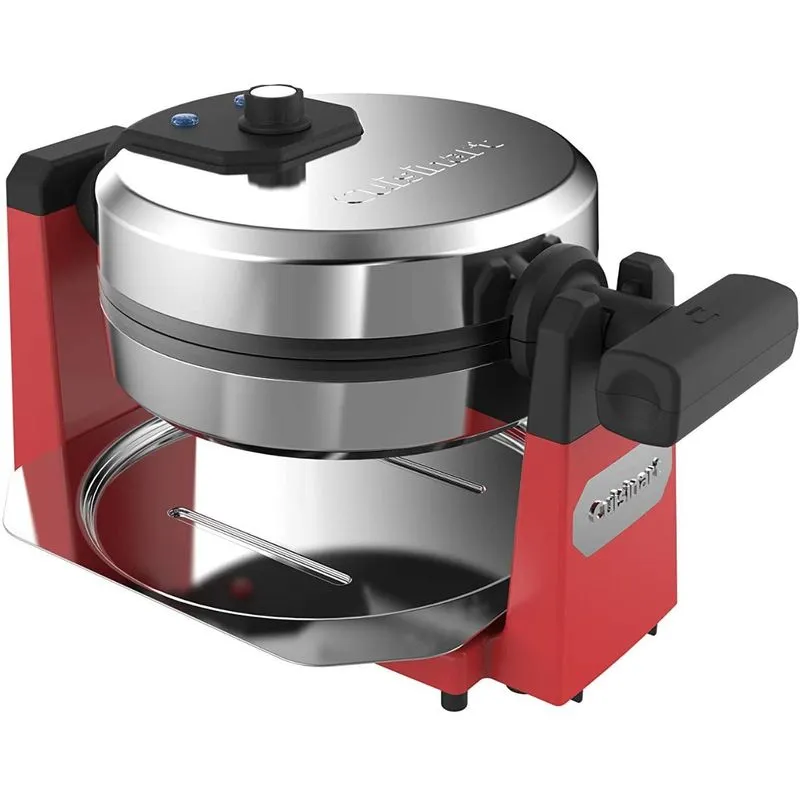 Cuisinart WAFF10R Máquina de Waffle Giratória 2 Fatias 1000W110V Vermelha