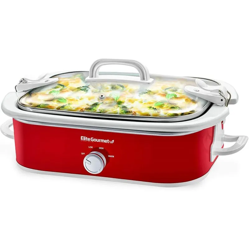 Elite Gourmet MST5240 Panela Elétrica de 33L com Temperatura Ajustável 110V270W