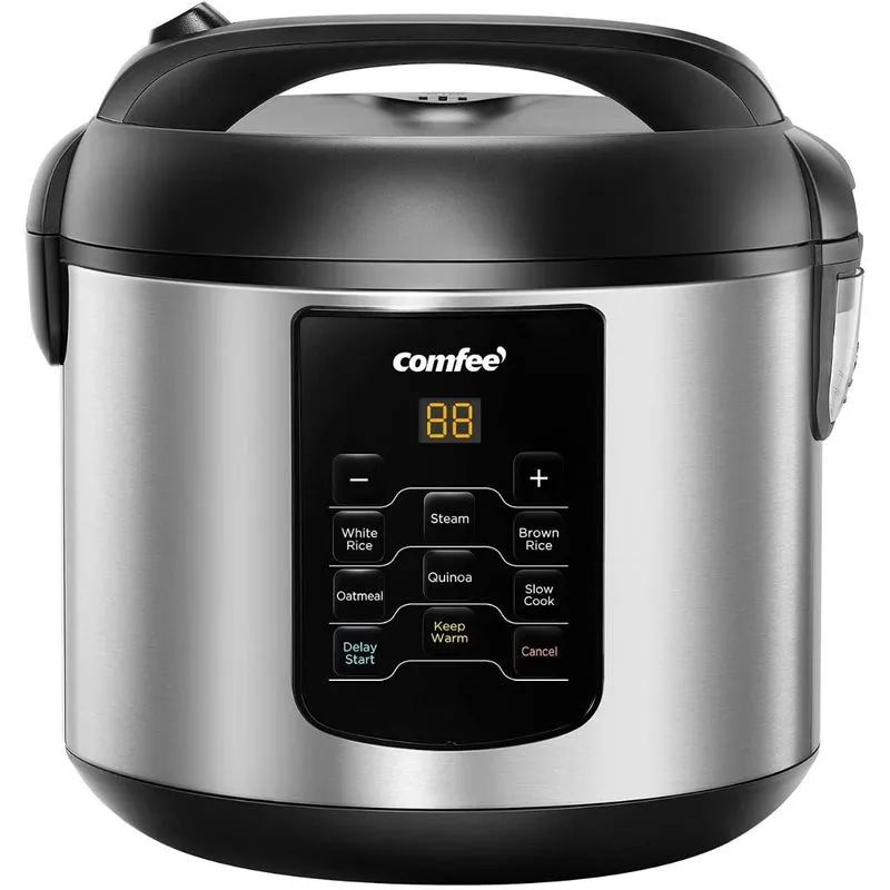 COMFEE Panela de Arroz Elétrica 6 em 1 Capacidade 18L Programável 650W110V Aço Inoxidável