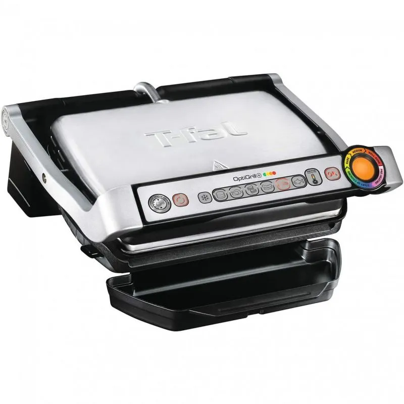 Tfal GC7 Churrasqueira Elétrica Grill Serve até 4 Porções com Sensor Automático Prata